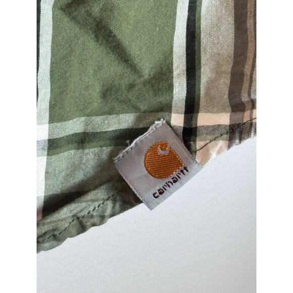 Carhartt Mens Relaxed Fit Plaid Short Sleeve Button-Up Shirts 2XL Lot of 2 - Picture 9 of 10